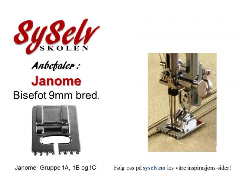 Janome Bisefot Bred N1 bred 9mm