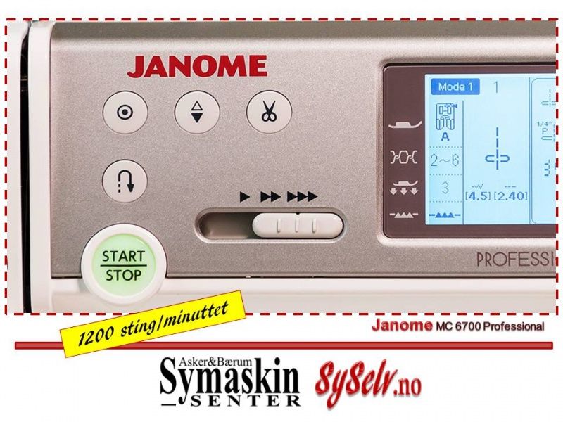 Janome MC 6700 Professional 