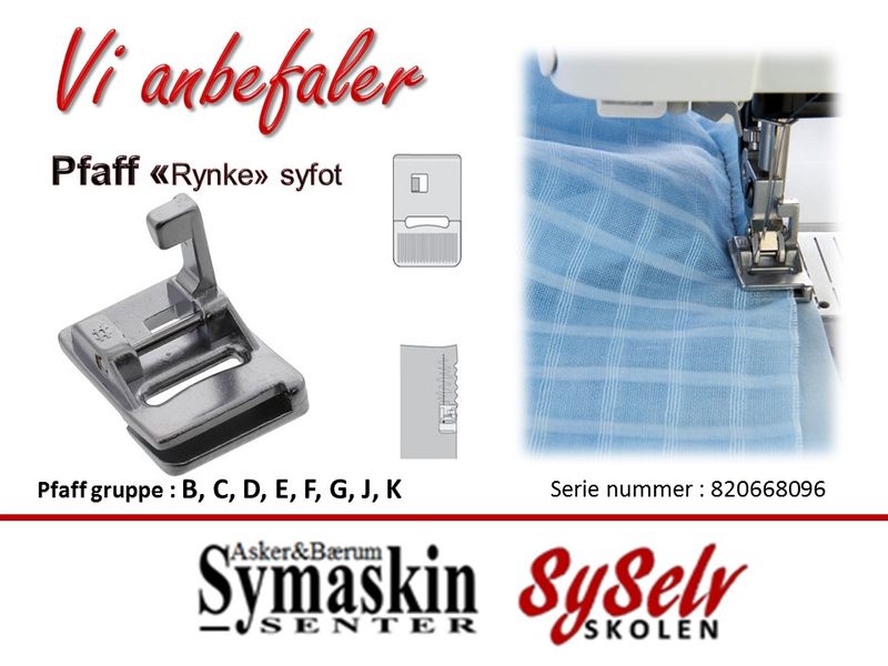 Pfaff Rynkefot METALL