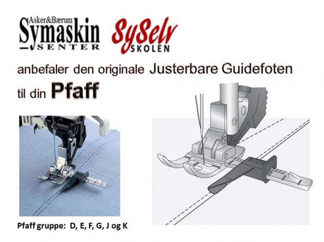 Hovedbilde Pfaff Justerbar Guidefot IDT