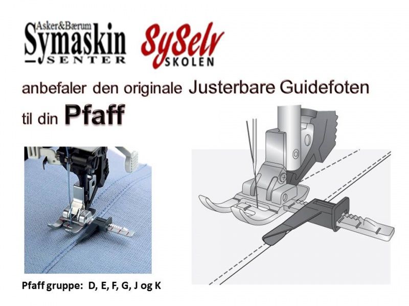 Pfaff Justerbar Guidefot IDT
