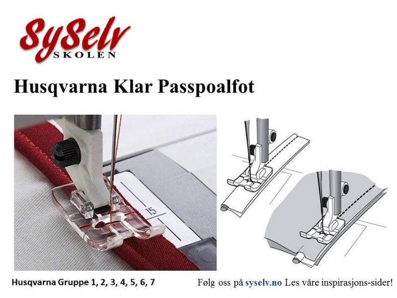 Husqvarna Klar Passpoalfot