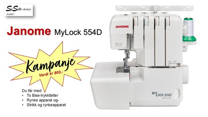 Hovedbilde  Janome MyLock 554d  Sailing ...