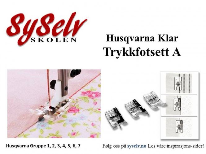 Hovedbilde Husqvarna Klar Trykkfotsett A
