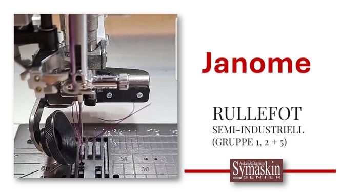 Hovedbilde Janome HD Rullefot Semi ...