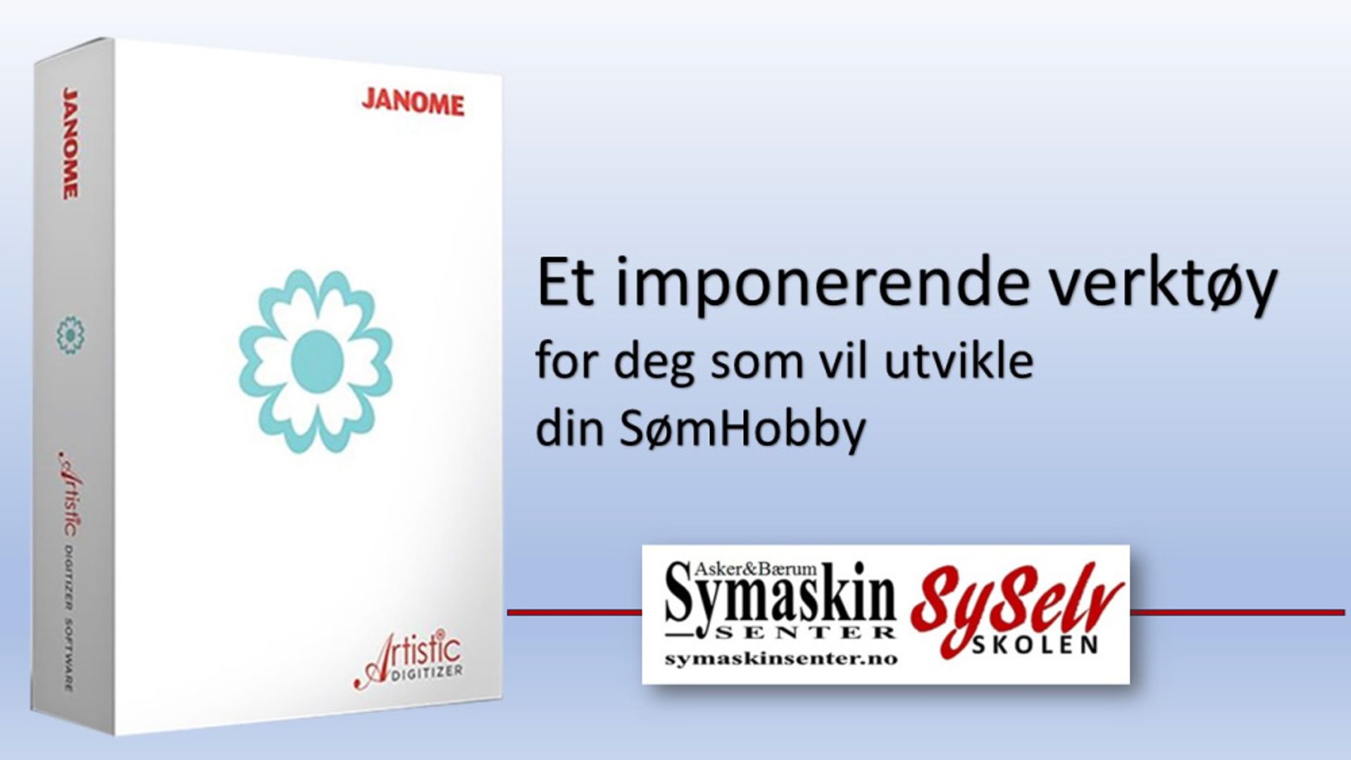 Janome Artistic Digitizer. Et imponerende verktøy for deg som vil utvikle din SømHobby